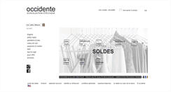 Desktop Screenshot of occidente-boutique.fr