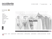 Tablet Screenshot of occidente-boutique.fr